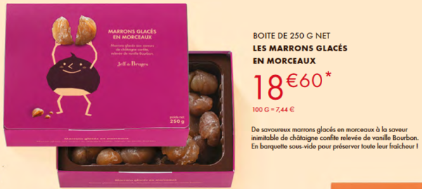 Les marrons glacés