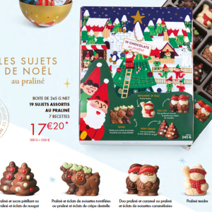 Les sujets de Noël au praliné